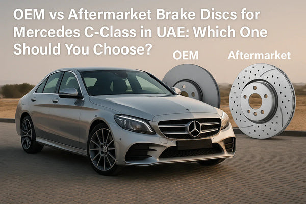 Discos de freno OEM vs. de recambio para Mercedes Clase C en Emiratos Árabes Unidos: ¿cuál debería elegir?