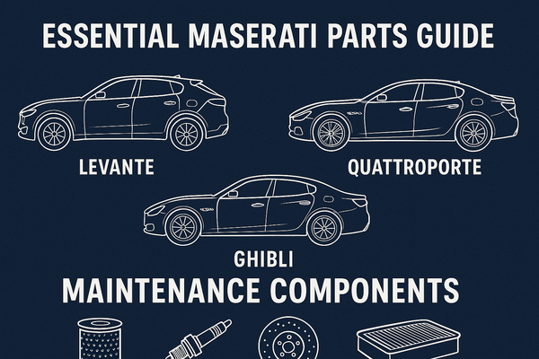 Le guide ultime des pièces et de l'entretien Maserati : Ghibli, Levante et classiques