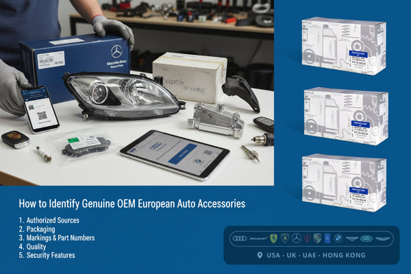 Cómo identificar accesorios originales de fabricantes de equipos originales (OEM) europeos para automóviles - Europarts360