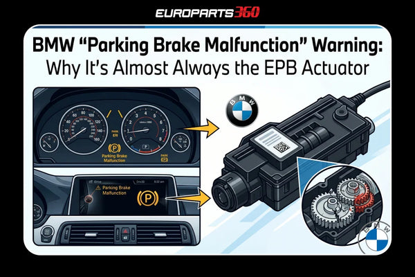 Advertencia de BMW "Fallo del freno de estacionamiento": por qué casi siempre se debe al actuador del EPB