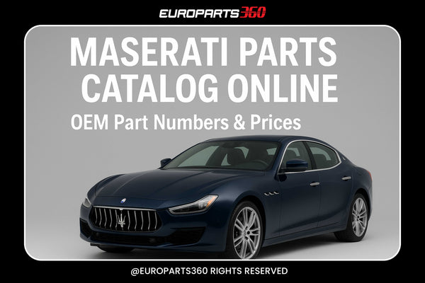Maserati Parts Catalog Online: OEM Part Numbers & Prices