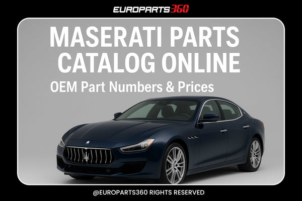 Coût de remplacement des freins Maserati : Guide des pièces d'origine ou de rechange
