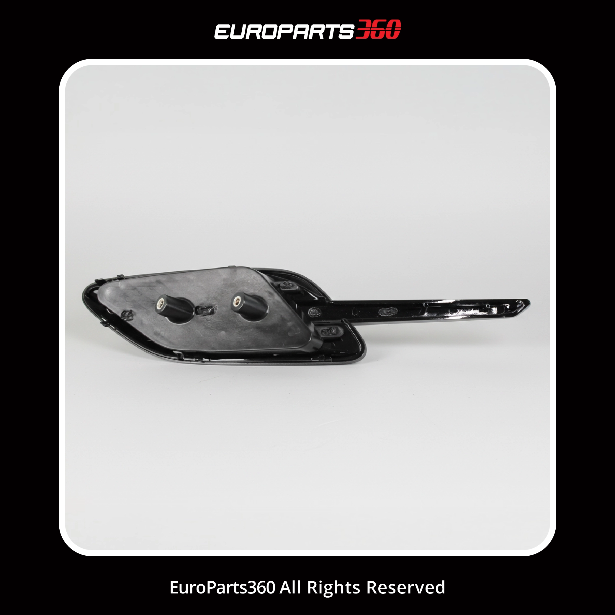 Bentley Continental GT GTC Black Right Fender Air Vent Grill 3W3821274B (aftermarket)