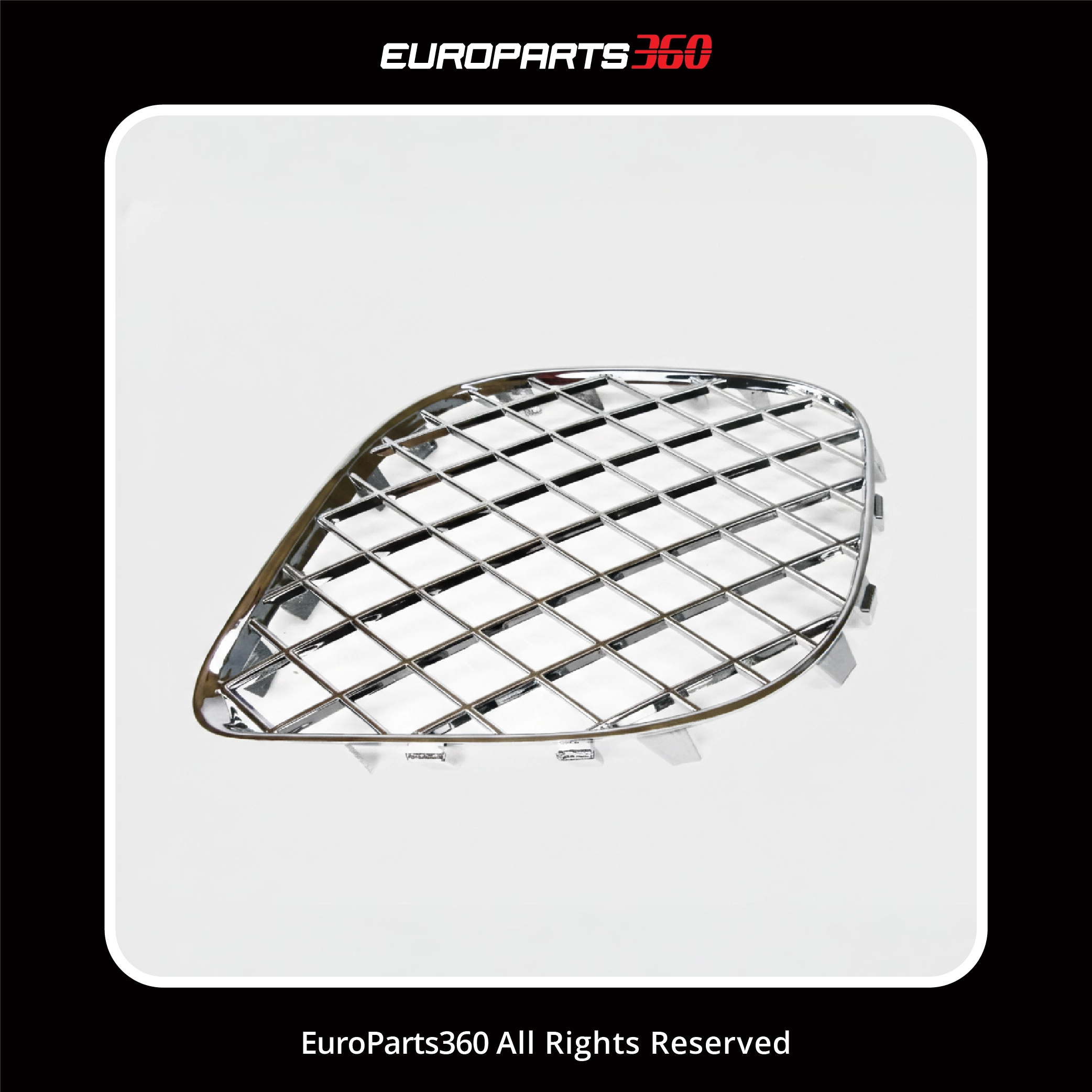 Bentley Continental GT GTC Flying Spur Left Front Bumper Chrome Grille 2009-2013 3W5807683F (aftermarket)