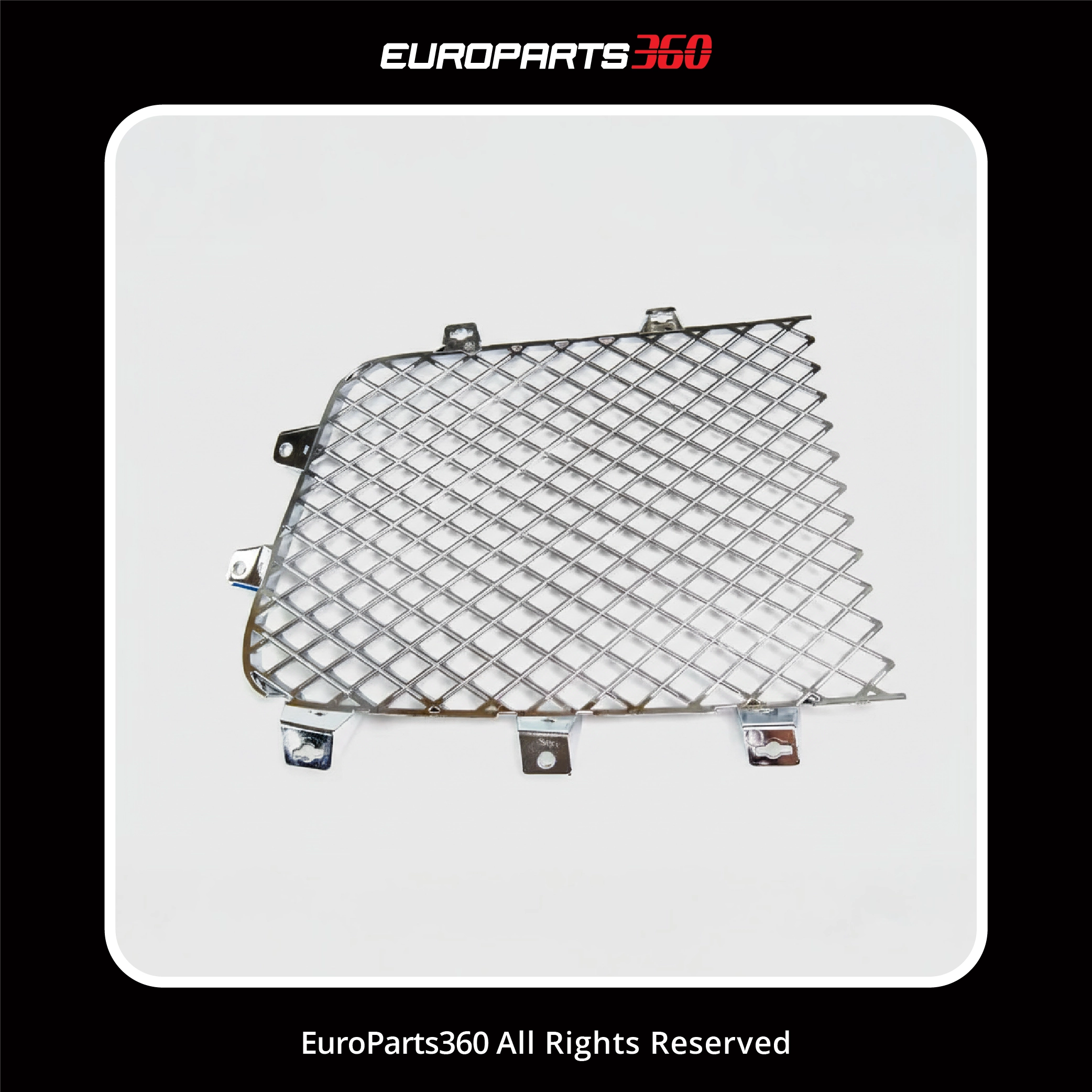 Bentley Continental GT / GTC (2012-2015) Front Radiator Grille Kit (Chrome) |3W3853667A, 3W3853683, 3W3853684 (aftermarket)