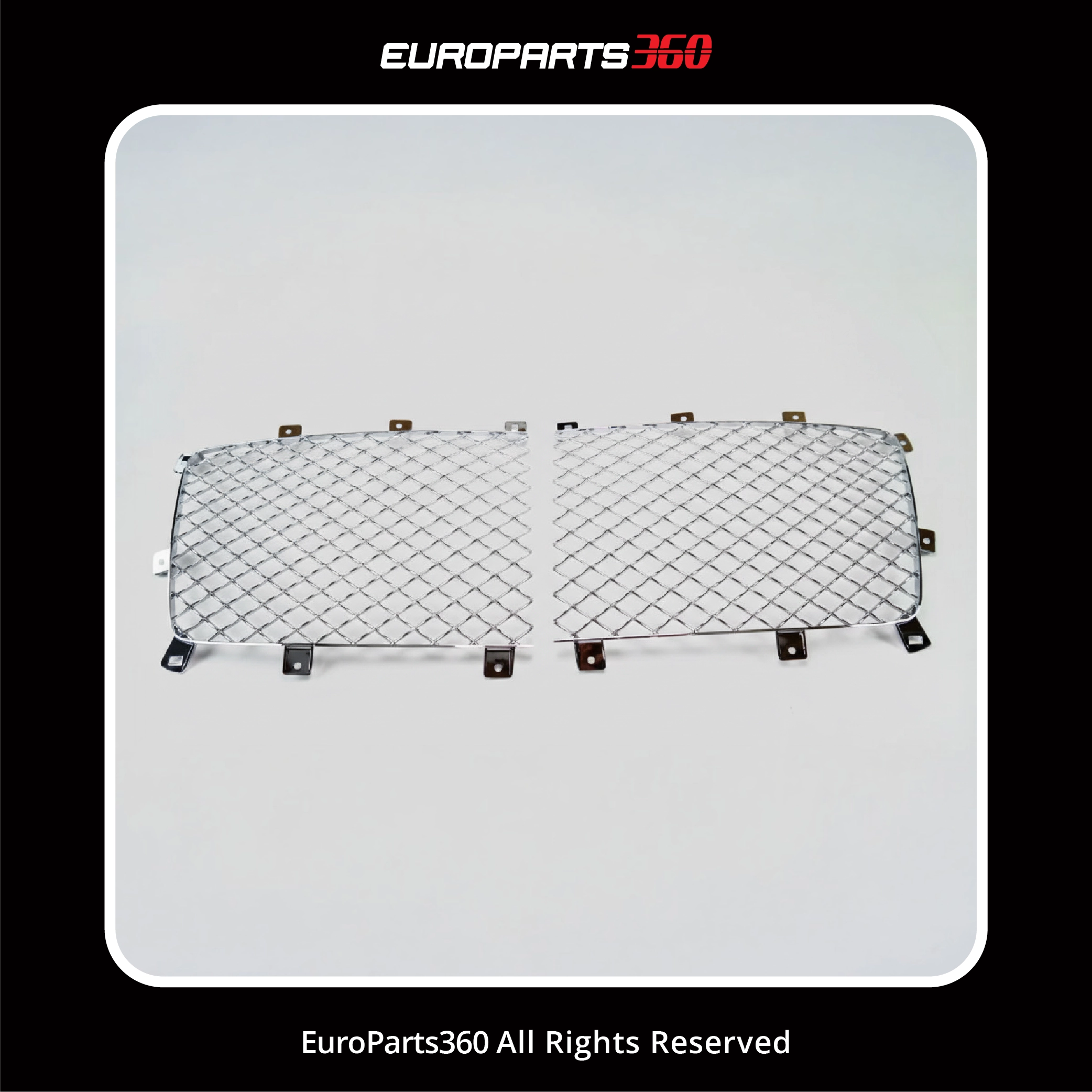 2016-2020 Bentley Bentayga Front Chrome Radiator Grille 36A853683 & 36A853684 (aftermarket)