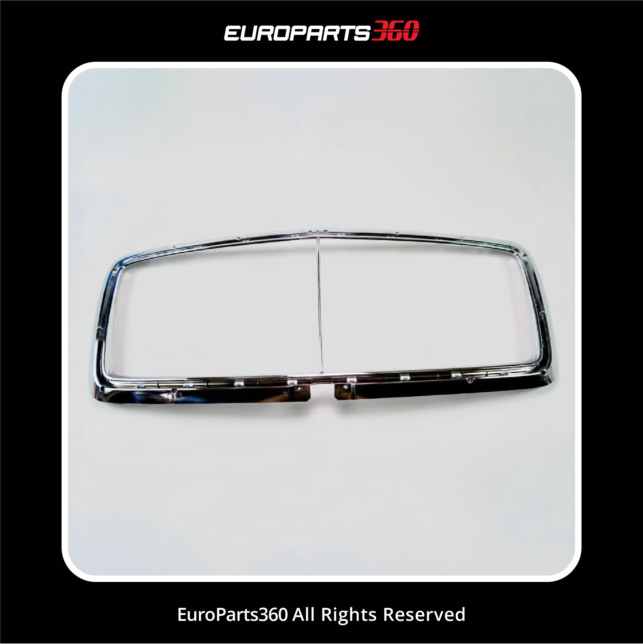 Bentley Bentayga Front Center Grille Inserts & Chrome Trim Complete Set 2016-2020 36A853683, 36A853684 & 36A853667F (aftermarket)