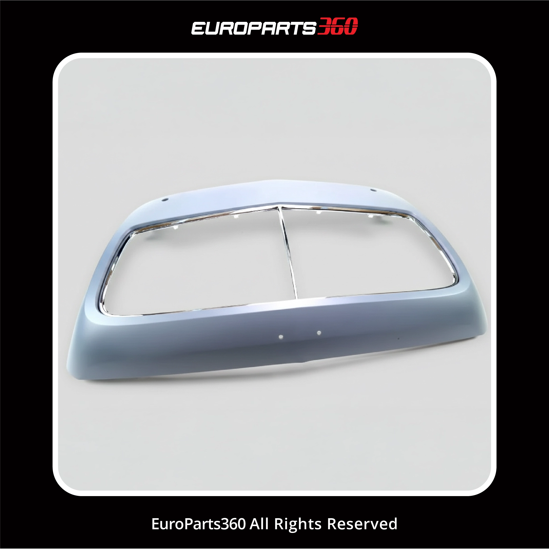 Bentley Flying Spur Main Radiator Grille Surround + Chrome Trim 4W0853653A & 4W0853667 (2014–2018) (aftermarket)