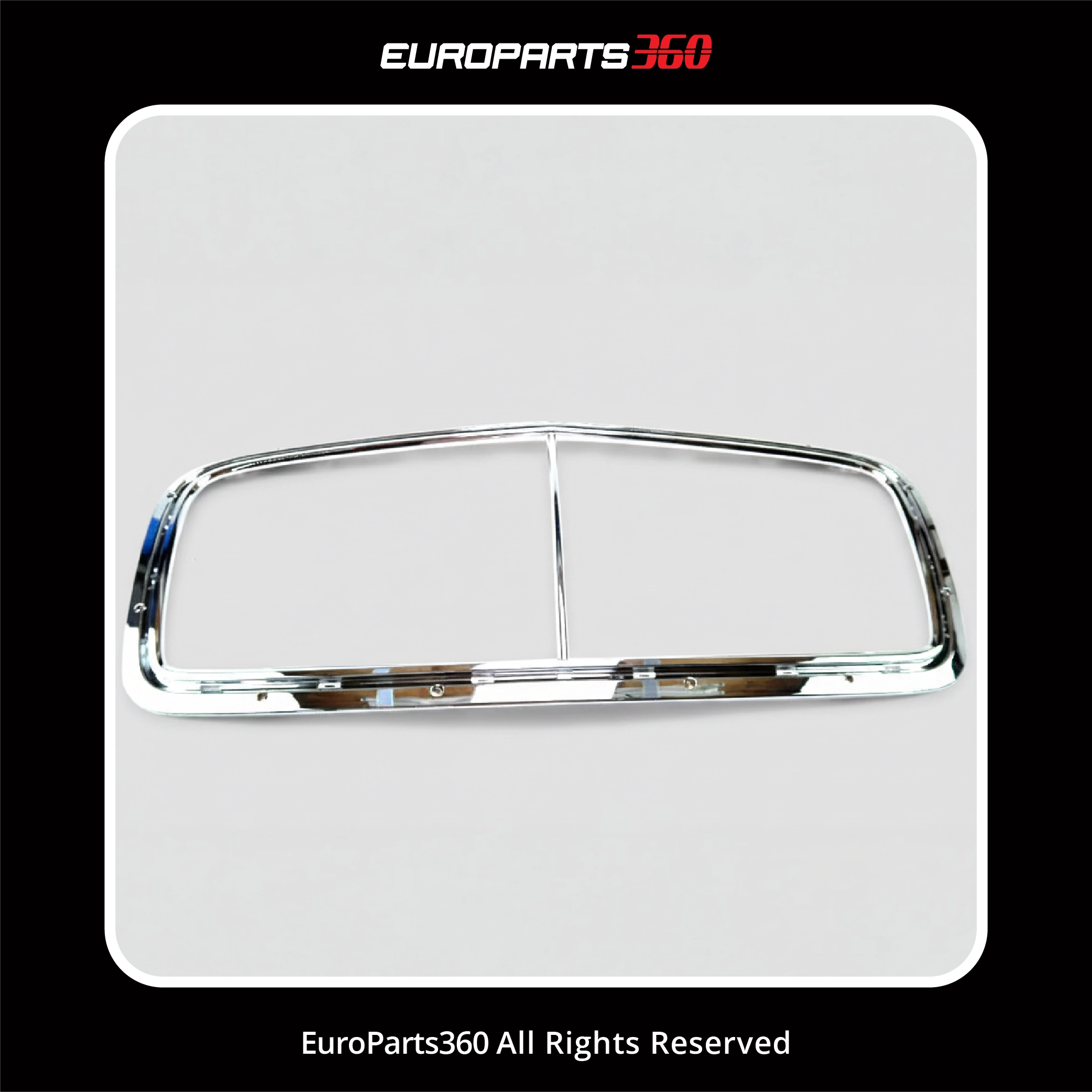 Bentley Flying Spur Main Radiator Grille Surround + Chrome Trim 4W0853653A & 4W0853667 (2014–2018) (aftermarket)