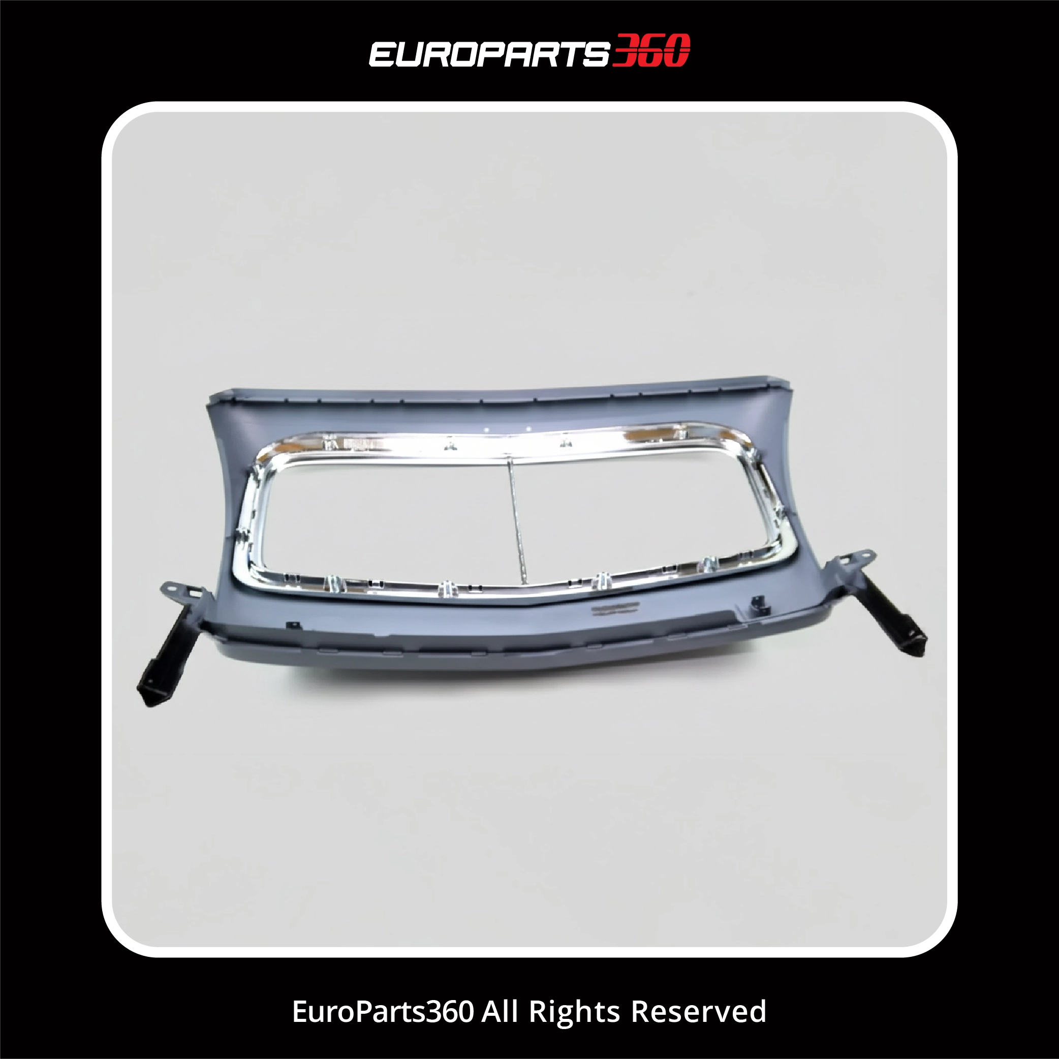 Bentley Flying Spur Main Radiator Grille Surround + Chrome Trim 4W0853653A & 4W0853667 (2014–2018) (aftermarket)