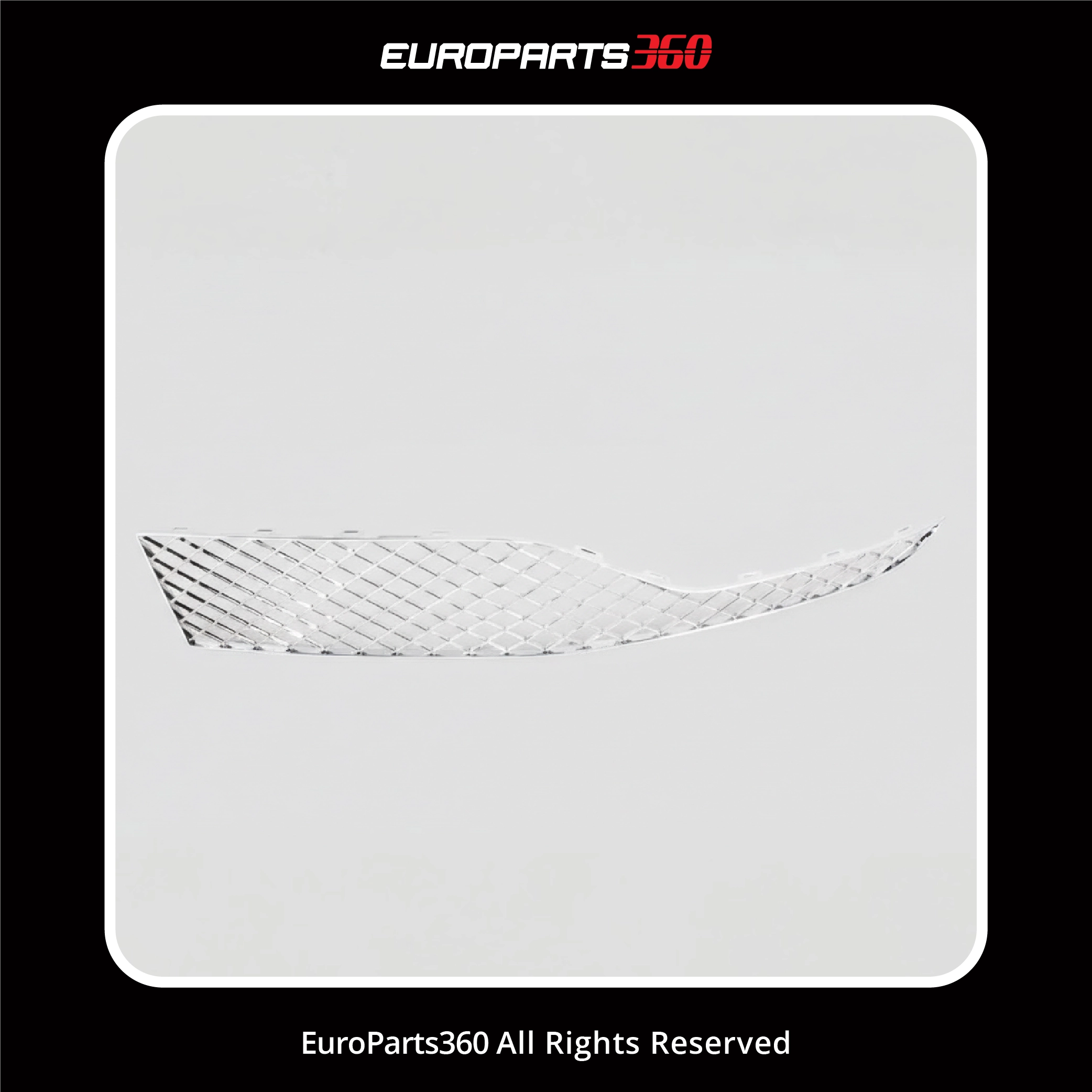 Bentley Continental GT GTC Front Bumper Center Grill Set Chrome 3W3807681, 3W3807682 2016-2018 (aftermarket)