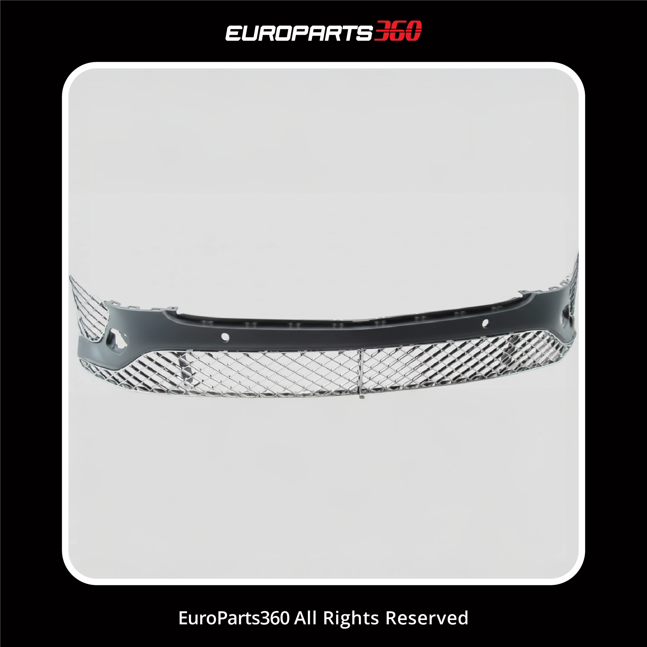 Bentley Bentayga Front Bumper Cover with Grilles Complete Assembly 2016-2020 (aftermarket)