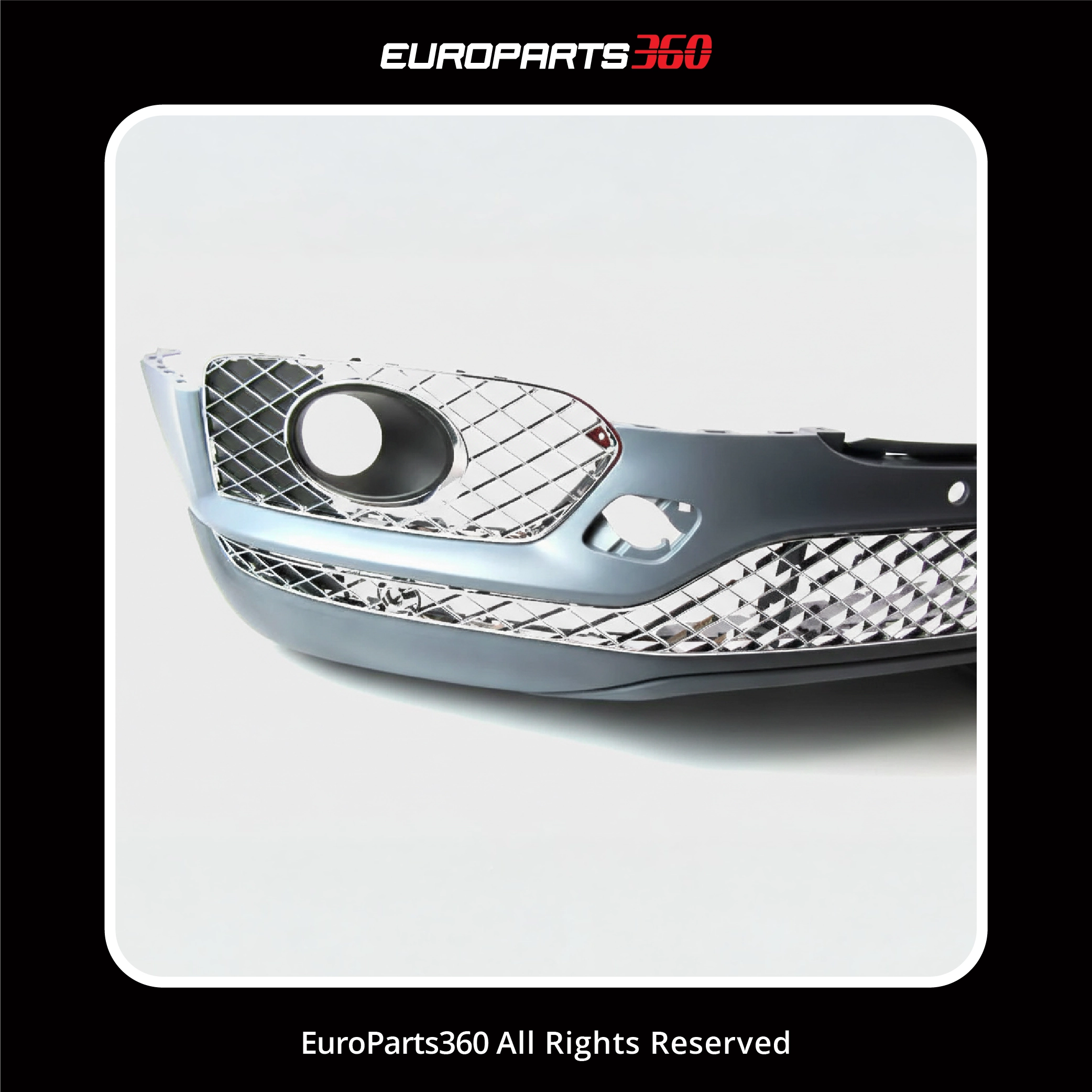 Bentley Bentayga Front Bumper Cover with Grilles Complete Assembly 2016-2020 (aftermarket)