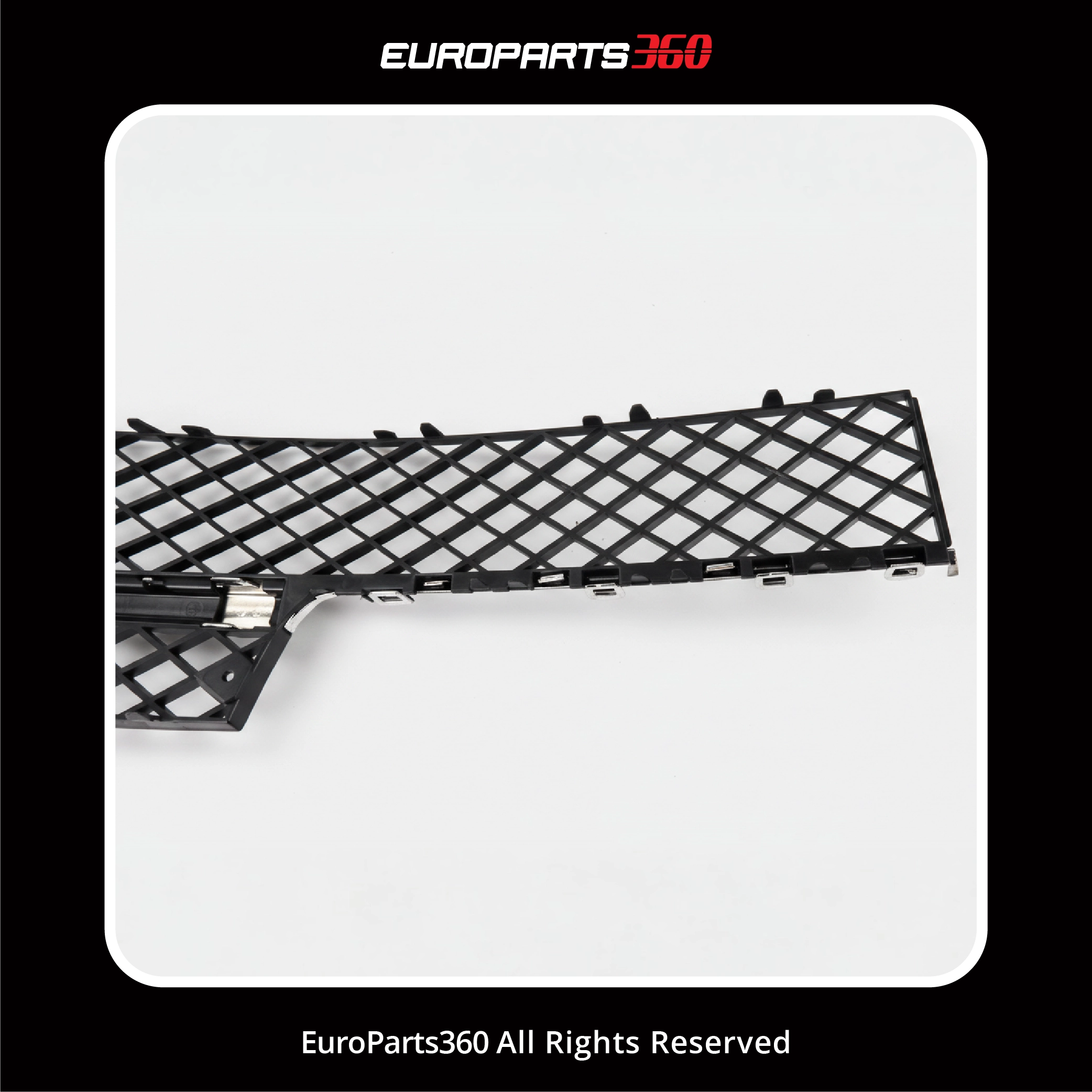 Bentley Continental Flying Spur Front Bumper Back + Chrome Grille Right 4W0807648 (aftermarket)