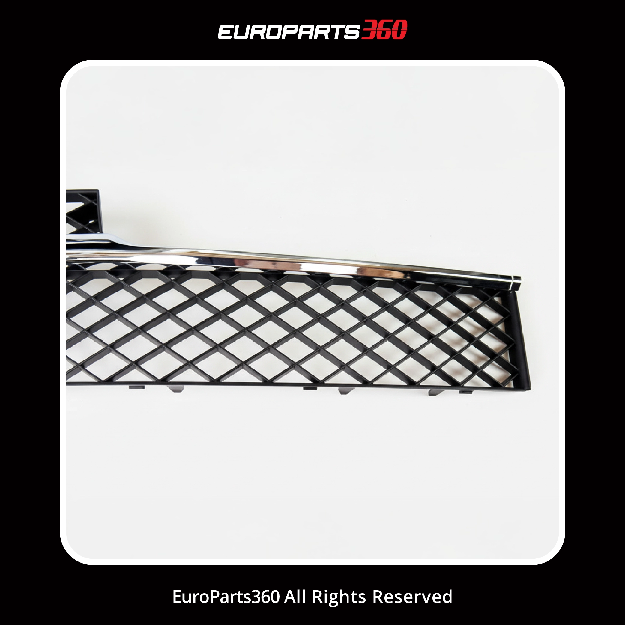 Bentley Continental Flying Spur Front Bumper Back + Chrome Grille Right 4W0807648 (aftermarket)