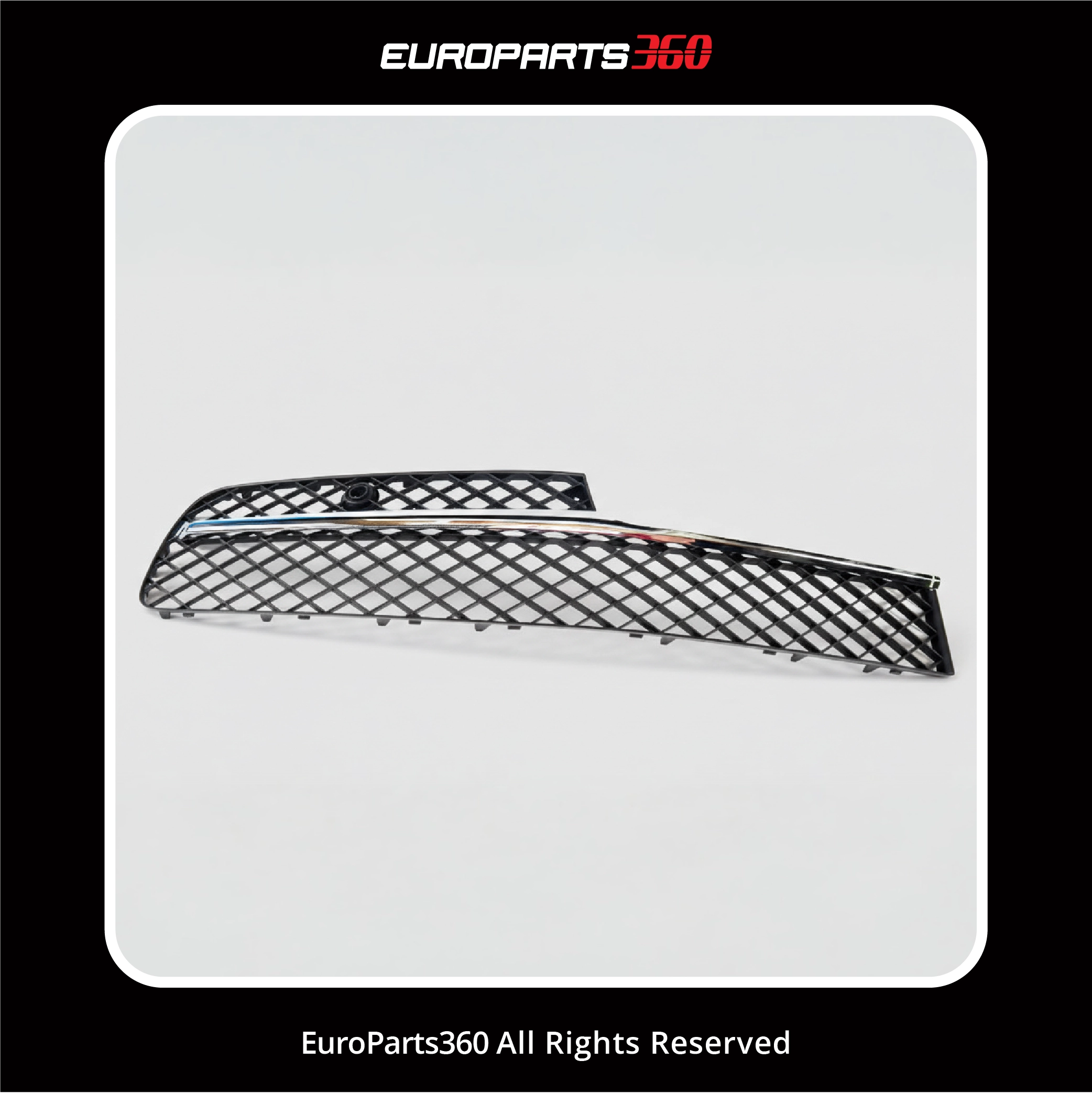 Bentley Continental Flying Spur Front Bumper Back + Chrome Grille Right 4W0807648 (aftermarket)