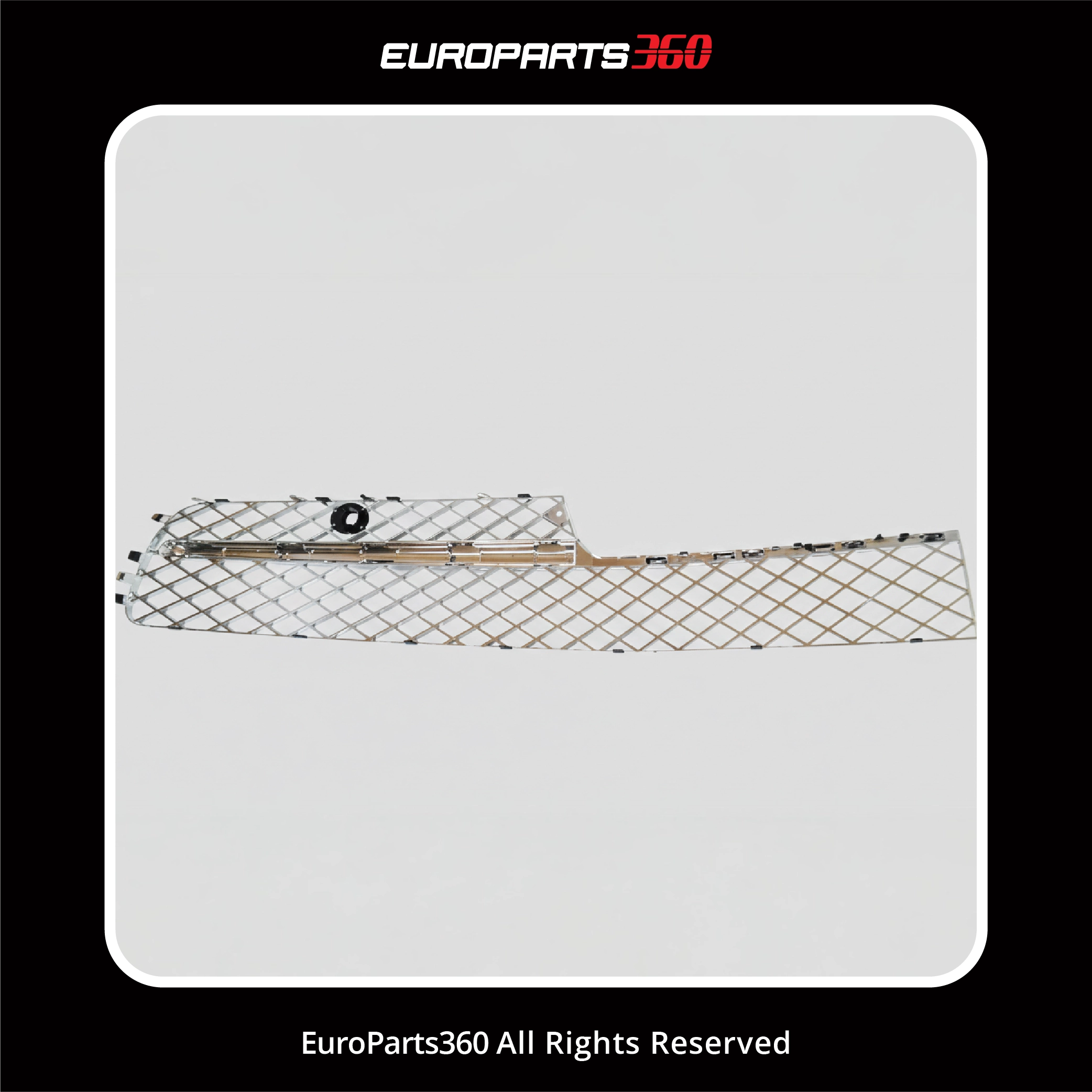 Bentley Continental Flying Spur Front Chrome Bumper Grilles Left & Right 4W0807647 & 4W0807648 (aftermarket)