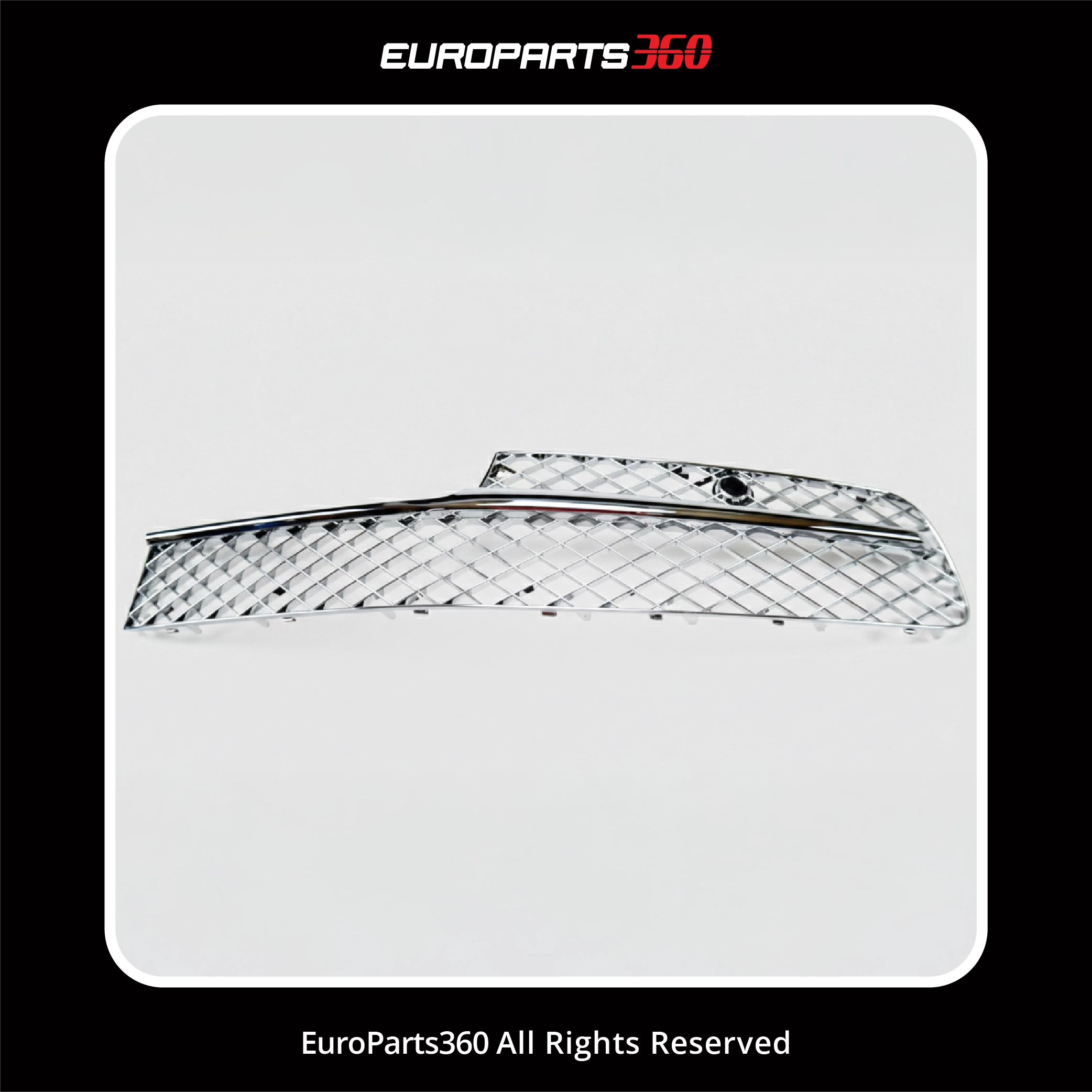 Bentley Continental Flying Spur Front Chrome Bumper Grilles Left & Right 4W0807647 & 4W0807648 (aftermarket)