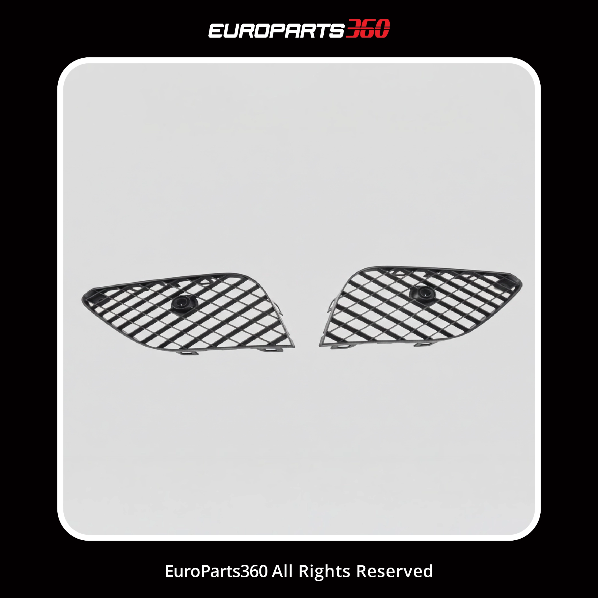 Bentley Continental GT / GTC Front Bumper Left & Right Side Grills 3W3807647, 3W3807648 (aftermarket)