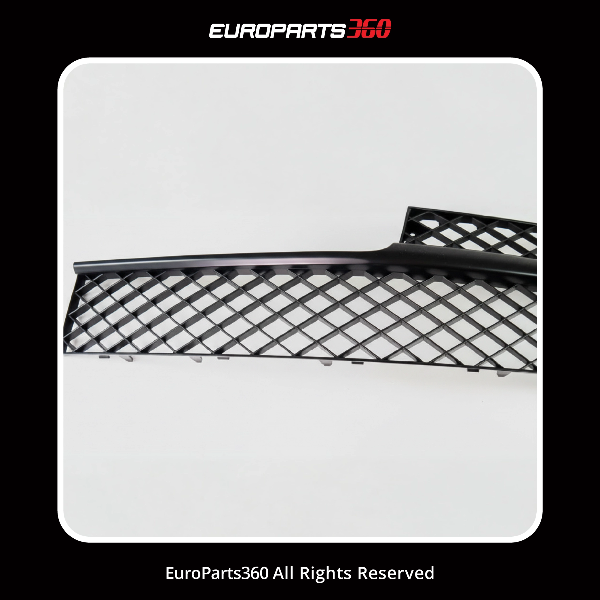 Bentley Continental Flying Spur Front Bumper Black Grille Left Side 4W0807647 (aftermarket)