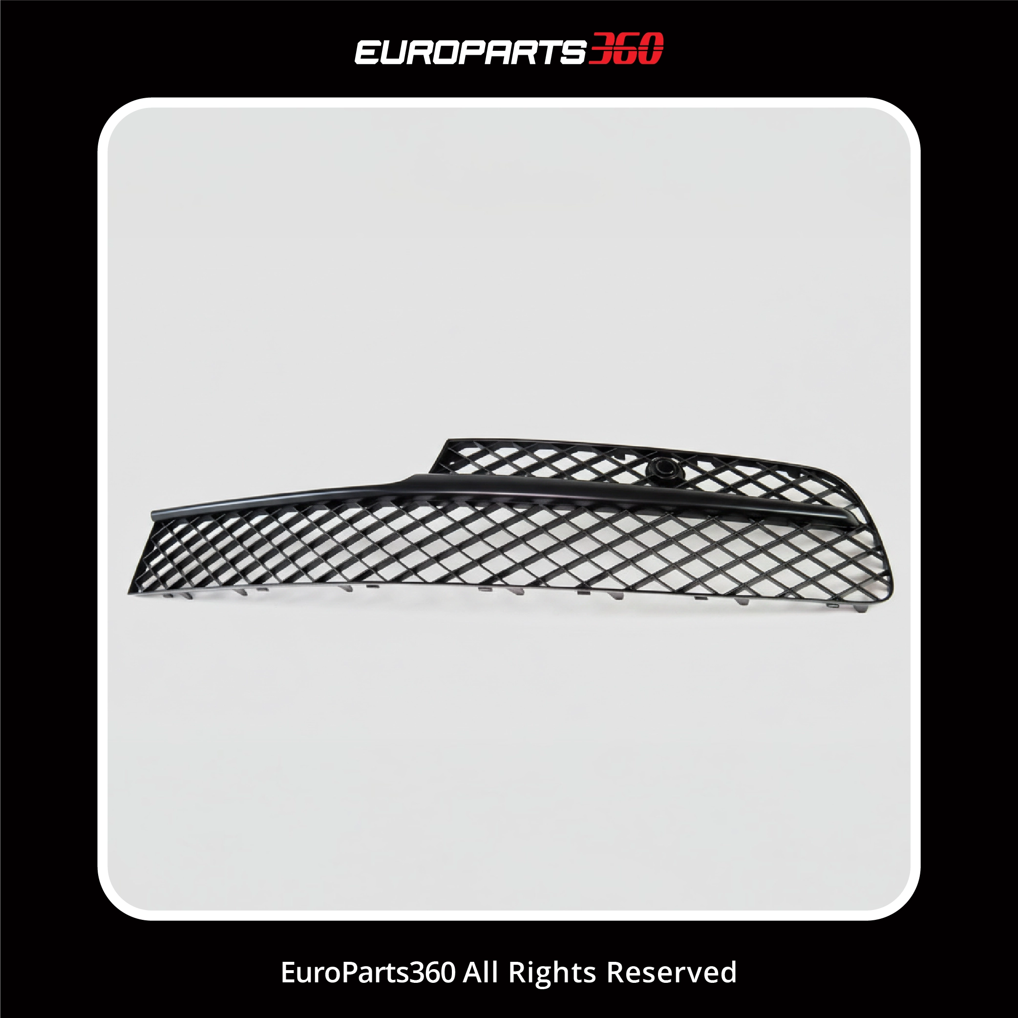 Bentley Continental Flying Spur Front Bumper Black Grille Left Side 4W0807647 (aftermarket)