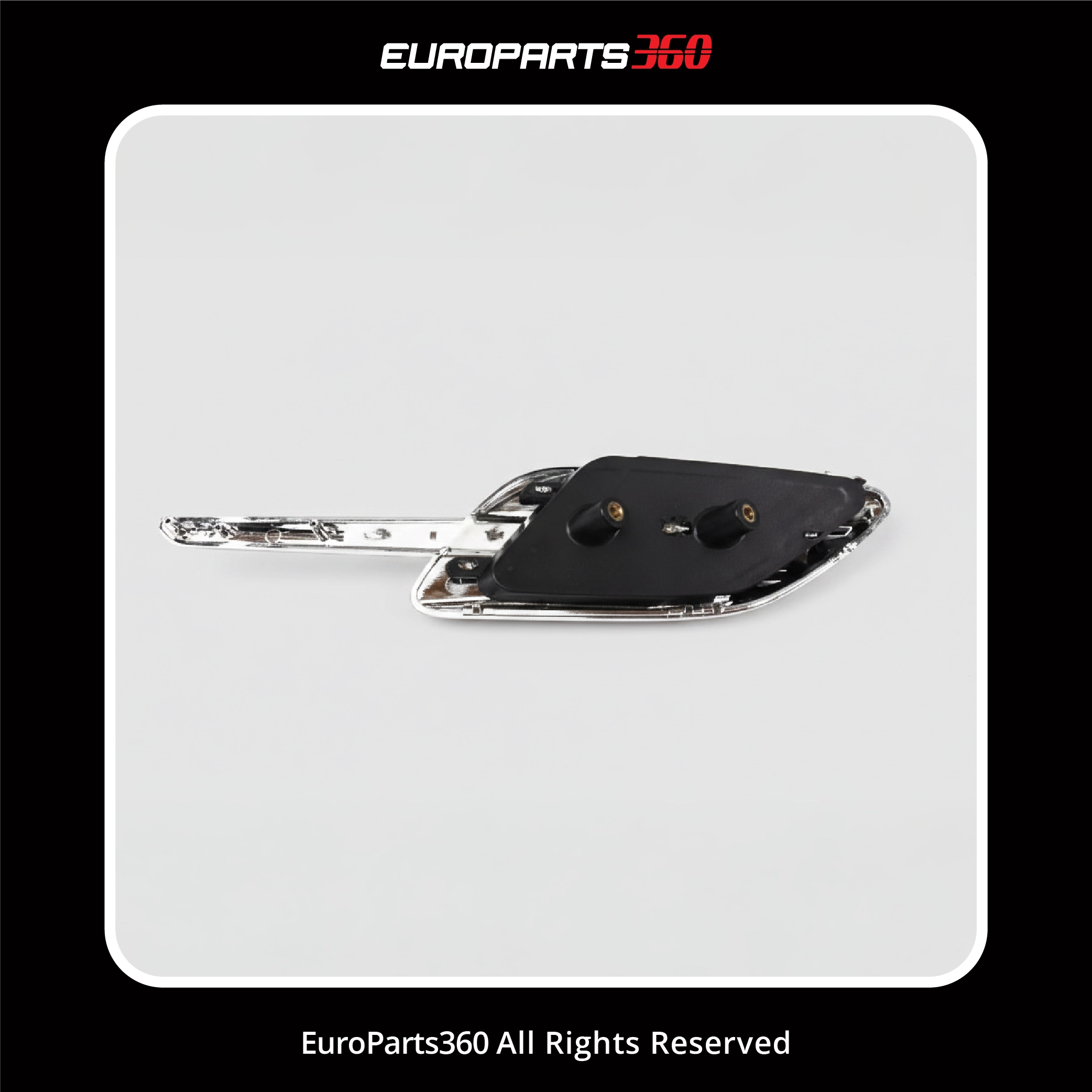 Bentley Continental GT/GTC Chrome Fender Air Vent Grill 2-Piece Set 3W3821273B 3W3821274B (aftermarket)