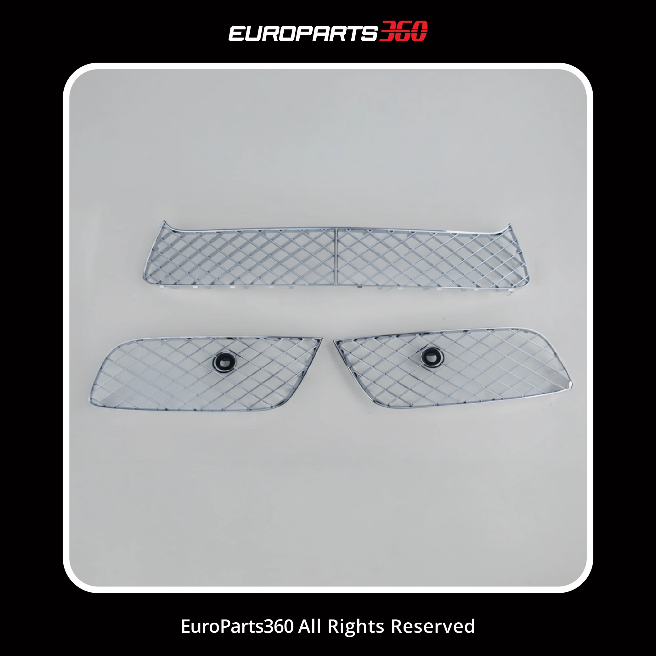 Bentley Continental GT V8 S Front Bumper Kit 2012-2015 (Chrome Grilles)(aftermarket)