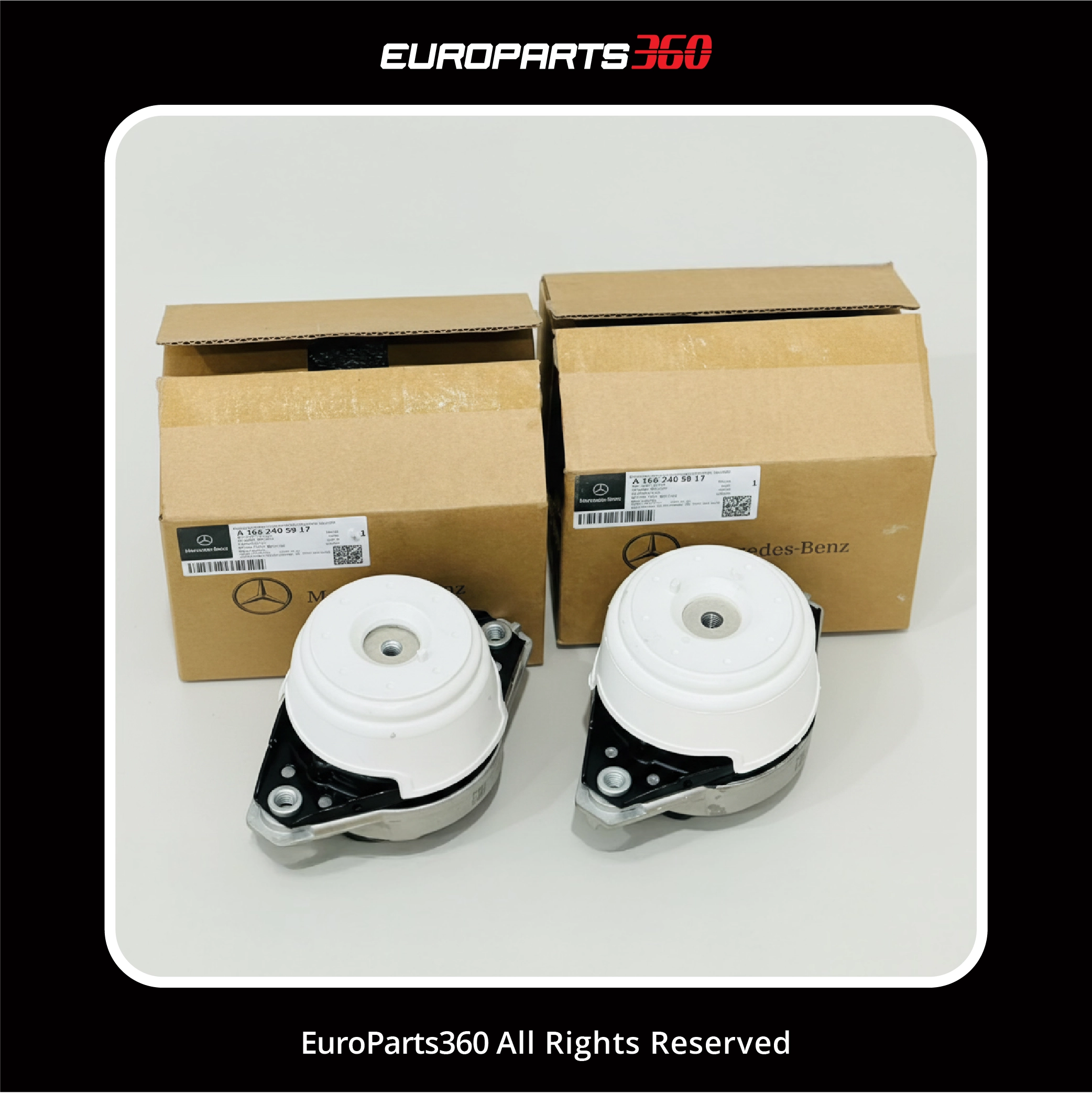 Mercedes-Benz ML, GL, GLE, GLS Engine Mount Set L & R A1662405817 A1662405917