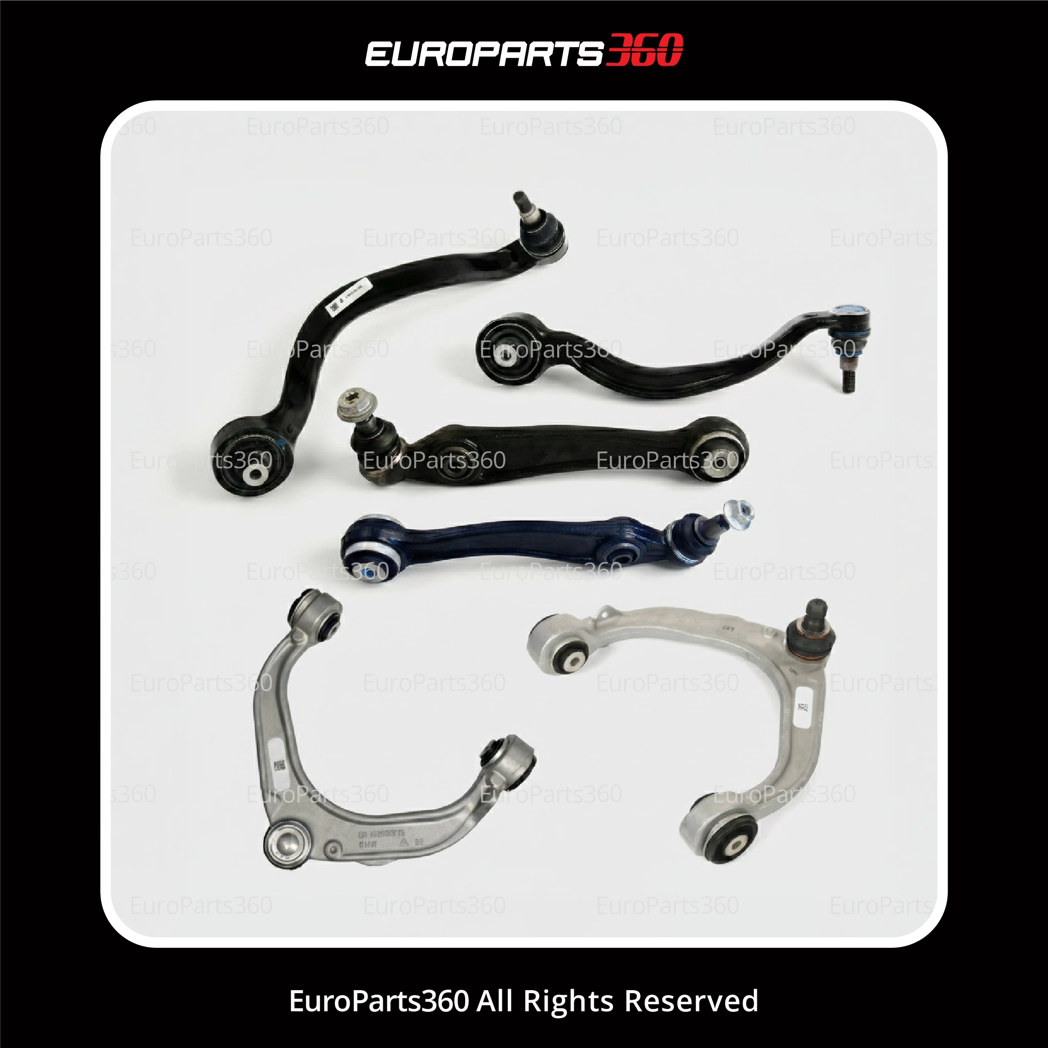 BMW X5 X6 6-pcs Front Control Arm Complete Kit (Upper & Lower) 2013-2019