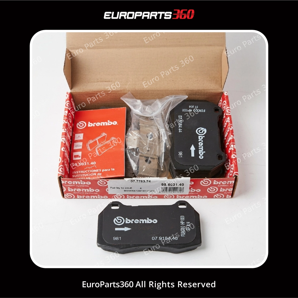 Maserati Quattroporte, GranTurismo Front Brake Pad Set (216226) 05-16 Europarts360