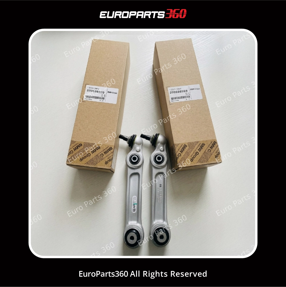 BMW 6 7 Series Front Lower Control Arms Set 31106861169, 31106861170 Europarts360
