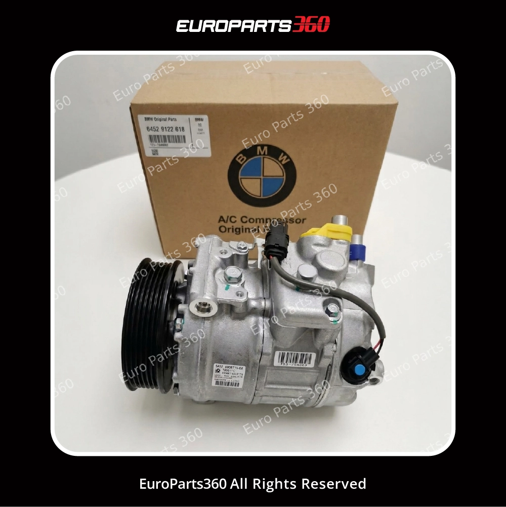 BMW 1 3 Series X1 X5 N52 Ac Compressor 64529122618 2004-2013 Europarts360