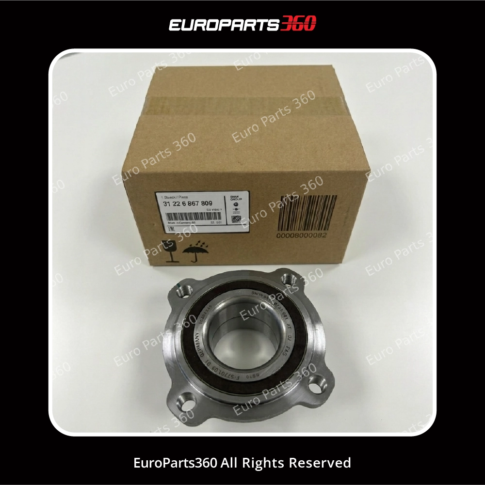 BMW X5 X6 Front & Rear Wheel Hub & Bearing 31226867809 33406867811 2006-2019 Europarts360