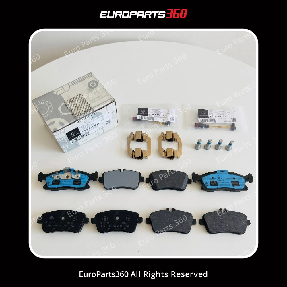 Mercedes ML GL GLS Front & Rear Brake Pad Set A0074208120 A0074208320 Europarts360