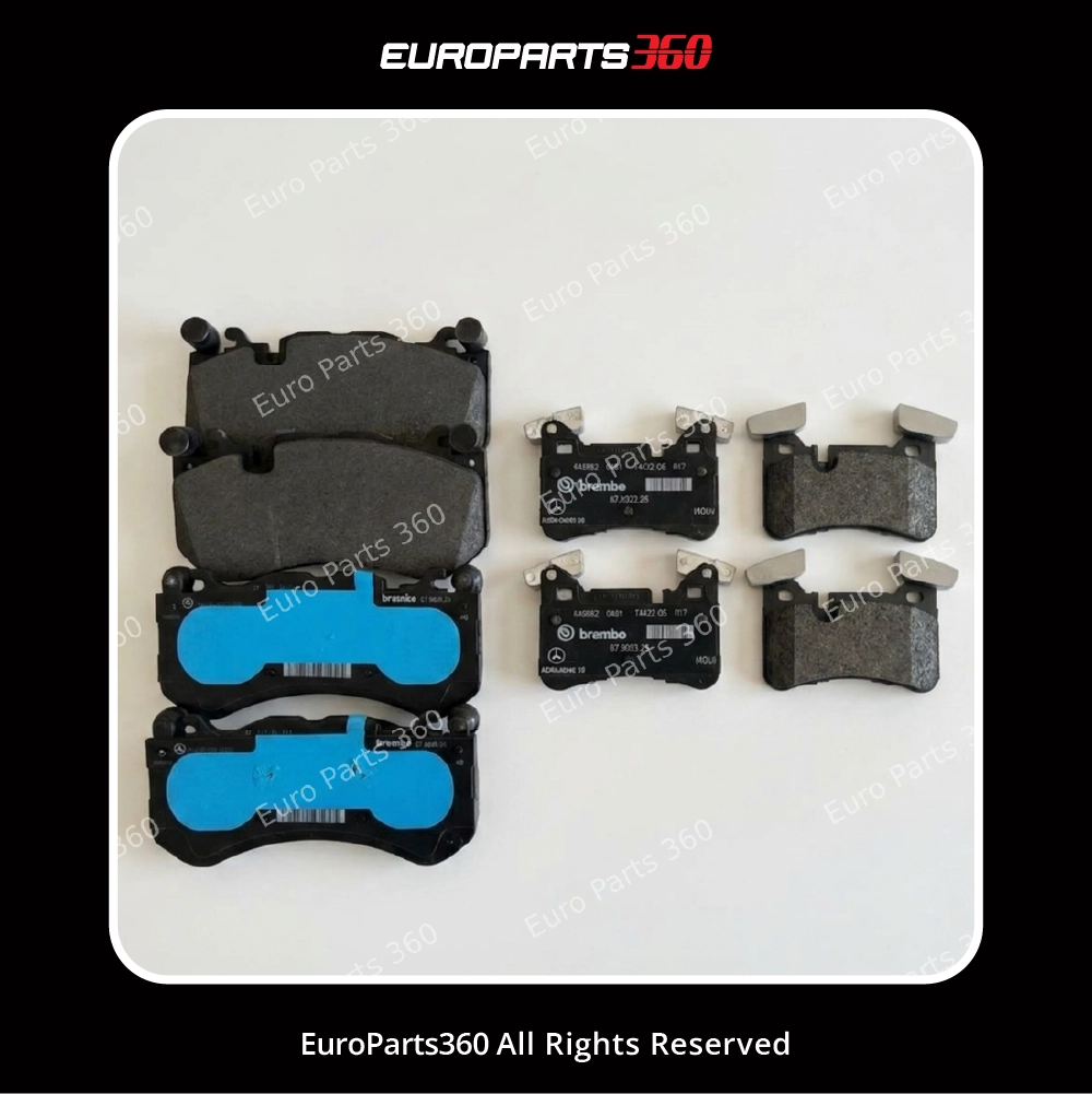 Mercedes Benz C63 Amg Front & Rear Brake Pads A0074205920 A0074209320