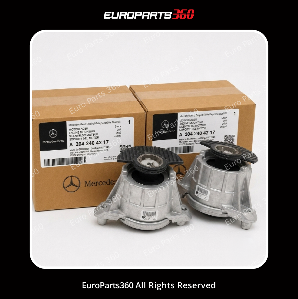 Mercedes C E-Class W204 & W212 Engine Mount Set (Left & Right) A2042404217