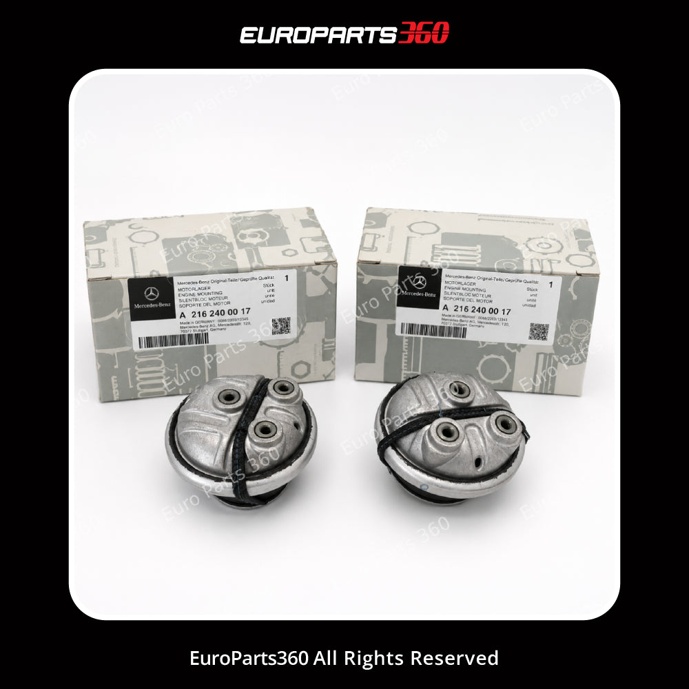 Mercedes-Benz V12 Front Engine Mount Set | OEM A2162400017 (x2)