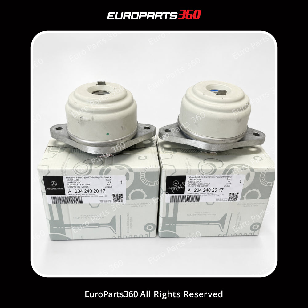 Mercedes-Benz GLK-Class Front Engine Mount Set | OEM A2042402017 (x2)