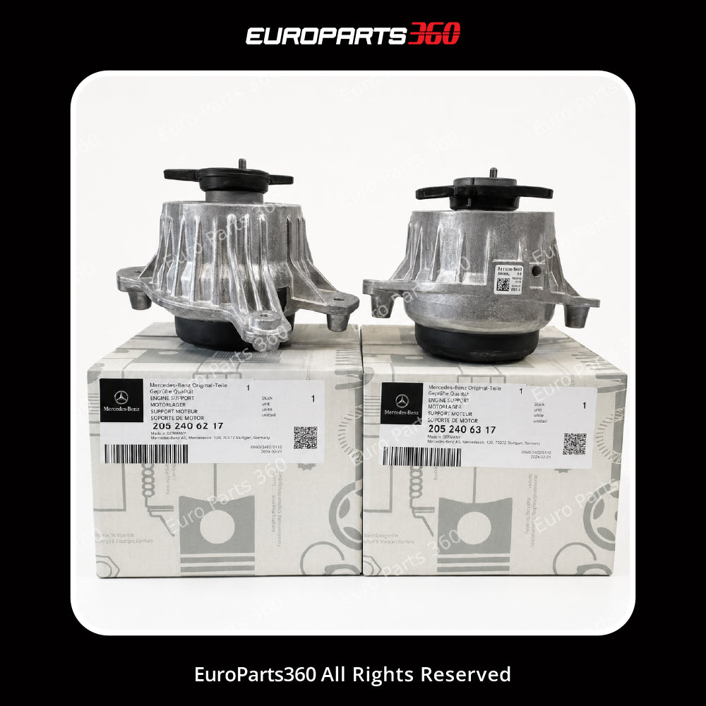 Mercedes-Benz C-Class & E-Class Front Engine Mount Set 2052406217 2052406317