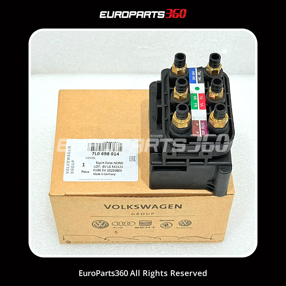 Audi Q7 Air Suspension Compressor Valve Block (7L0698014)
