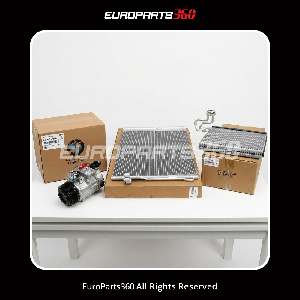 Kit completo de sistema de A/A original BMW (compresor, evaporador, condensador) para 335i 535i X5 X6 (2011–2020)