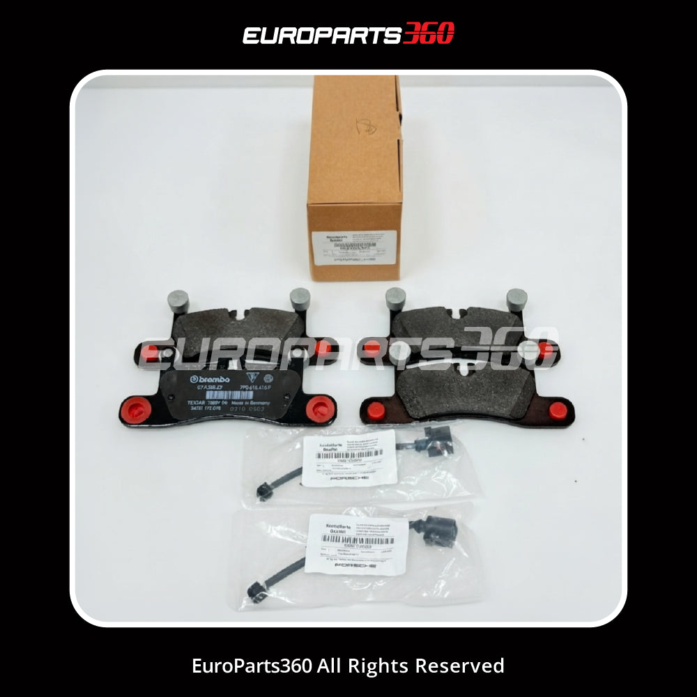 Porsche Genuine Rear Brake Pad Set - 95835293900 + 95861236550