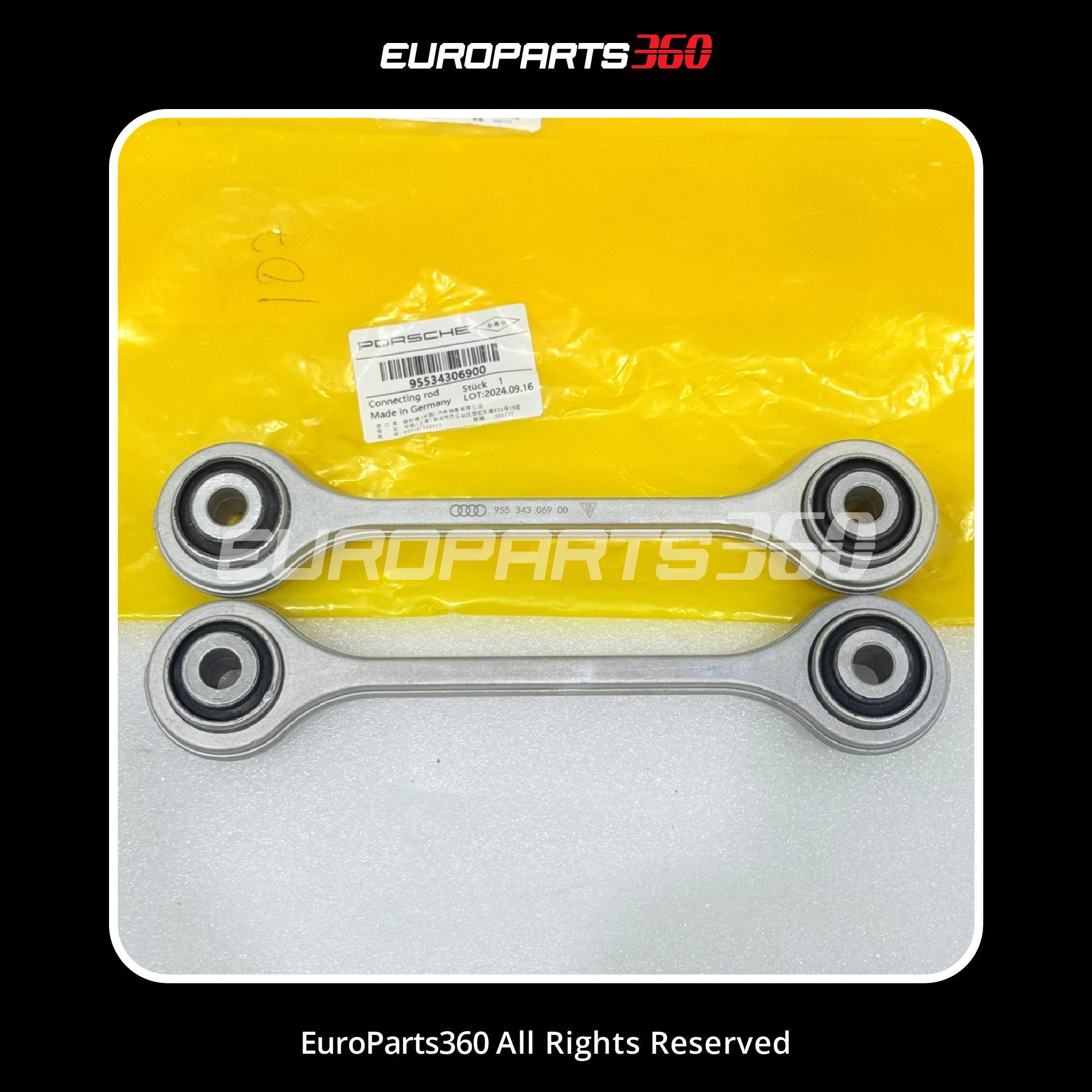 Porsche Cayenne Front Sway Bar Drop Link, Right & Left — OEM 95534306900