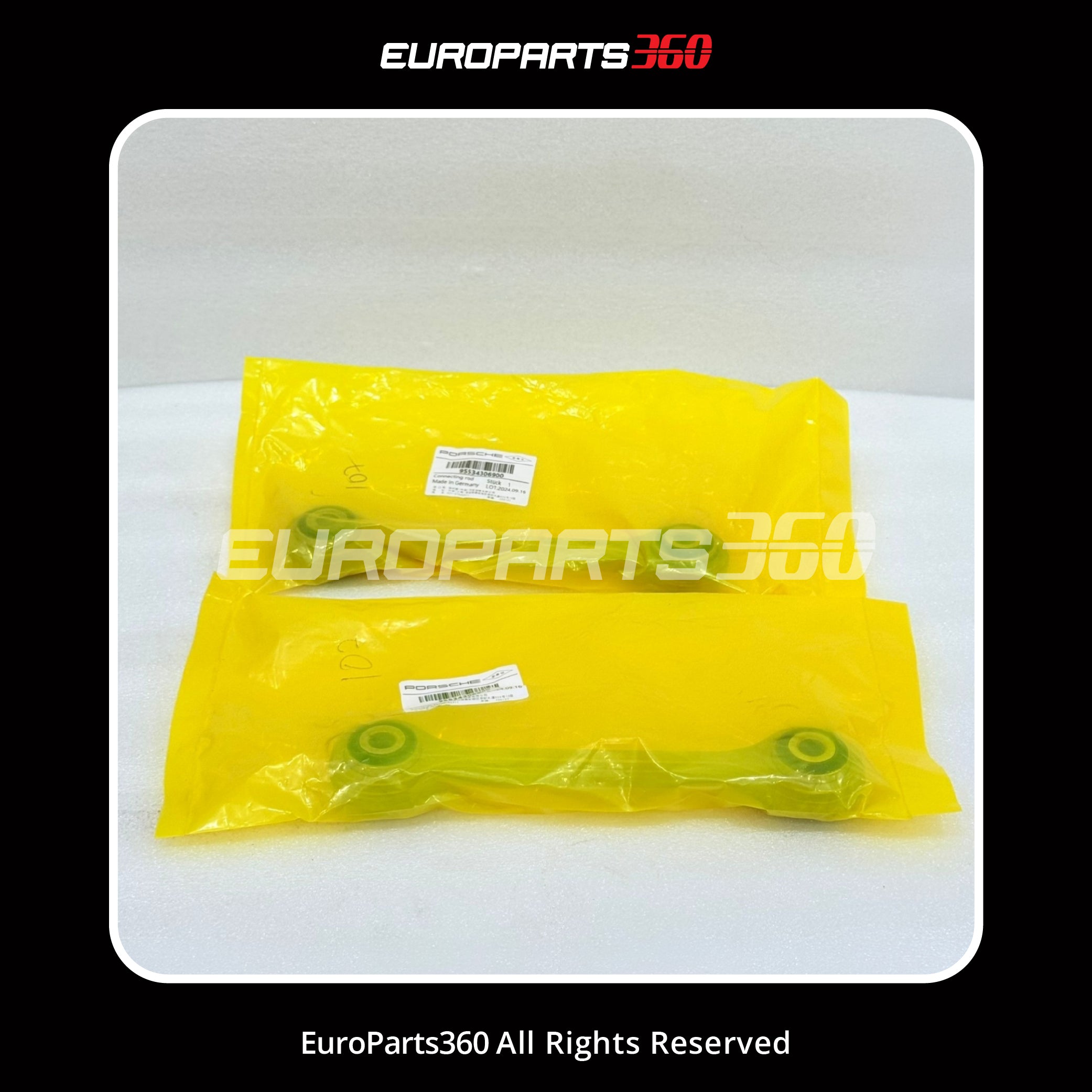 Porsche Cayenne Front Sway Bar Drop Link, Right & Left — OEM 95534306900