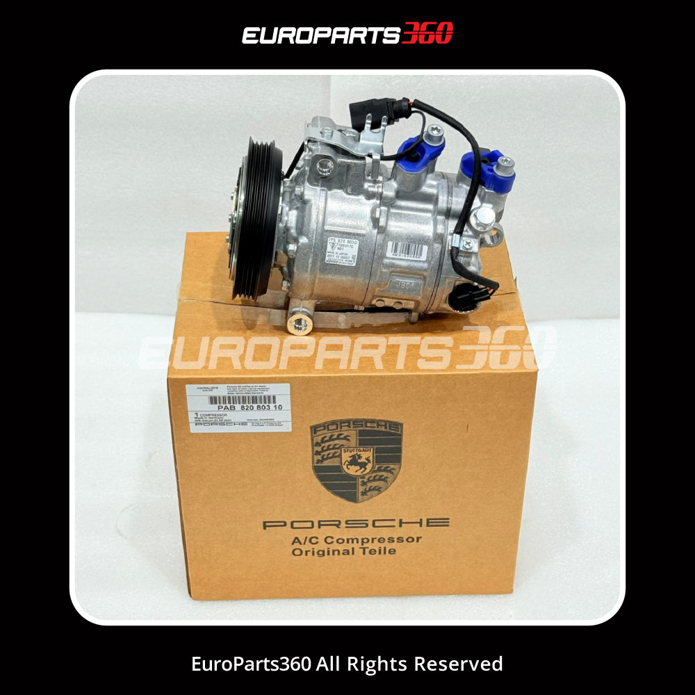 Porsche Cayenne / Panamera / Audi Q7 / Q8 A/C Compressor — OEM PAB82080310