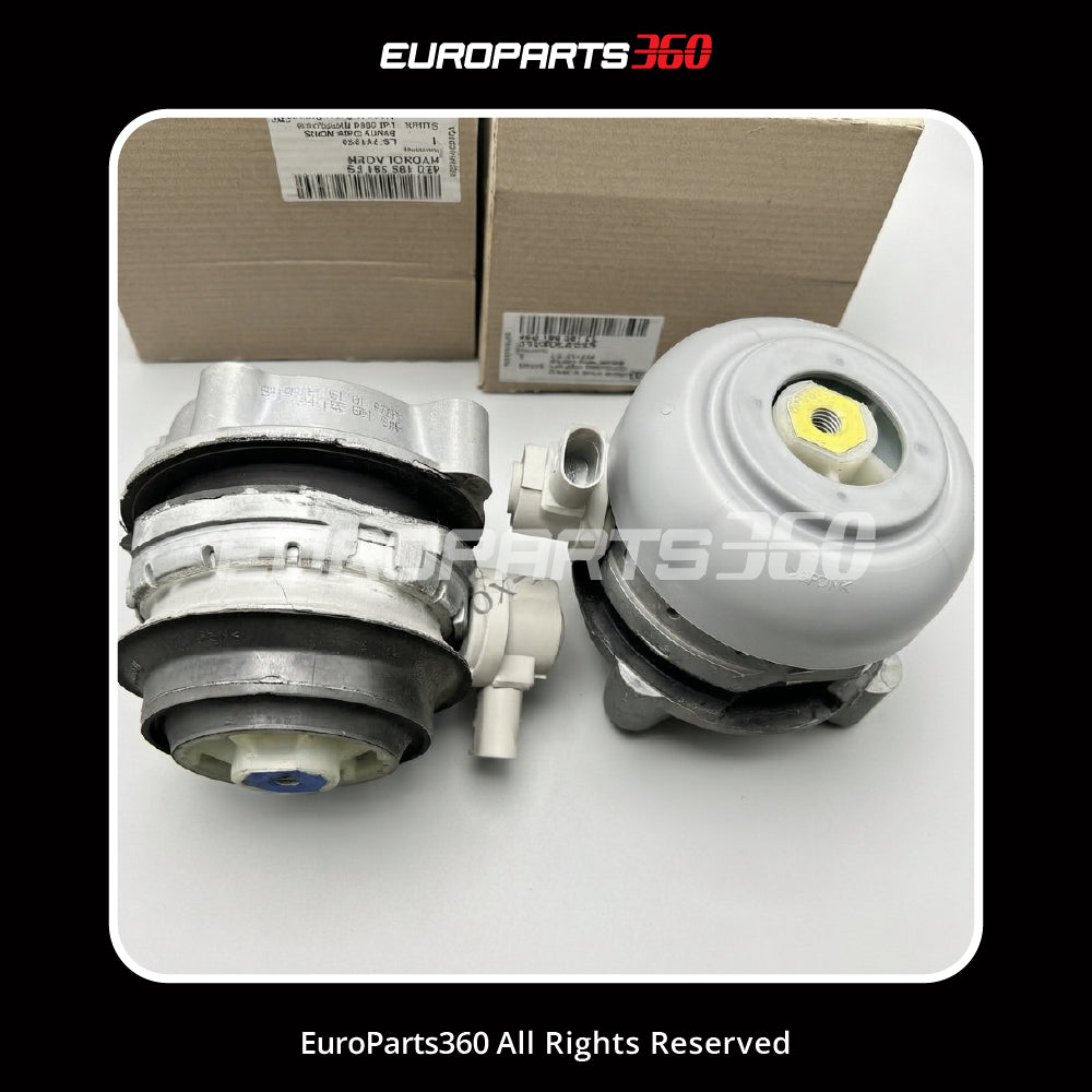 Audi A8 S8 Genuine Engine Mount Set - 4E0199381FK, 4E0199381FM