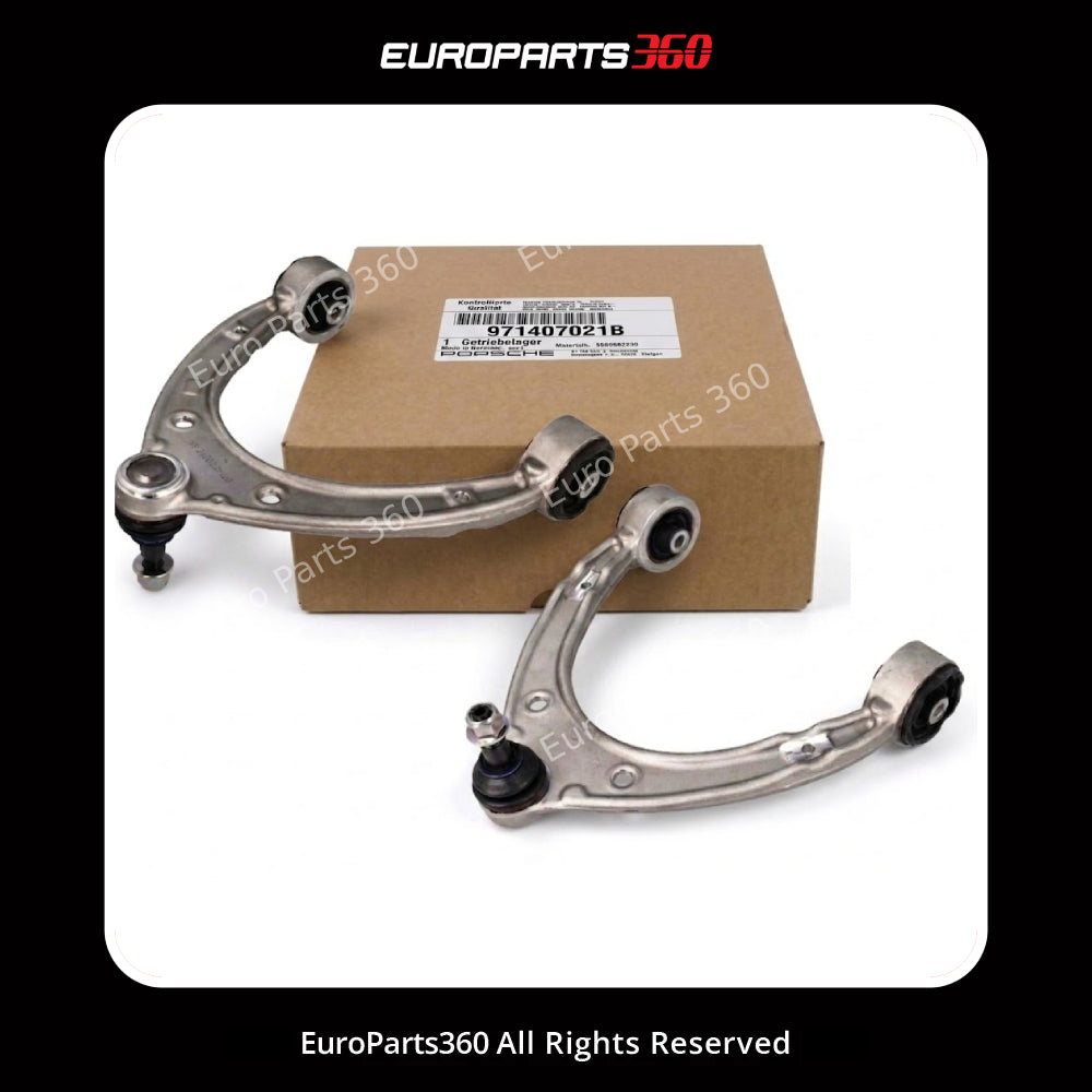 2pc Porsche Panamera Front Upper Control Arm Set 971407021B (2011-2016) Europarts360