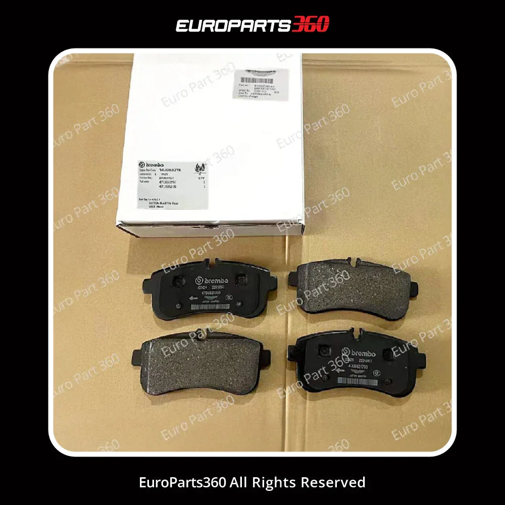 Aston Martin DBX Rear Brake Pads Set with Sensors MY83-2C562-AD - Europarts360