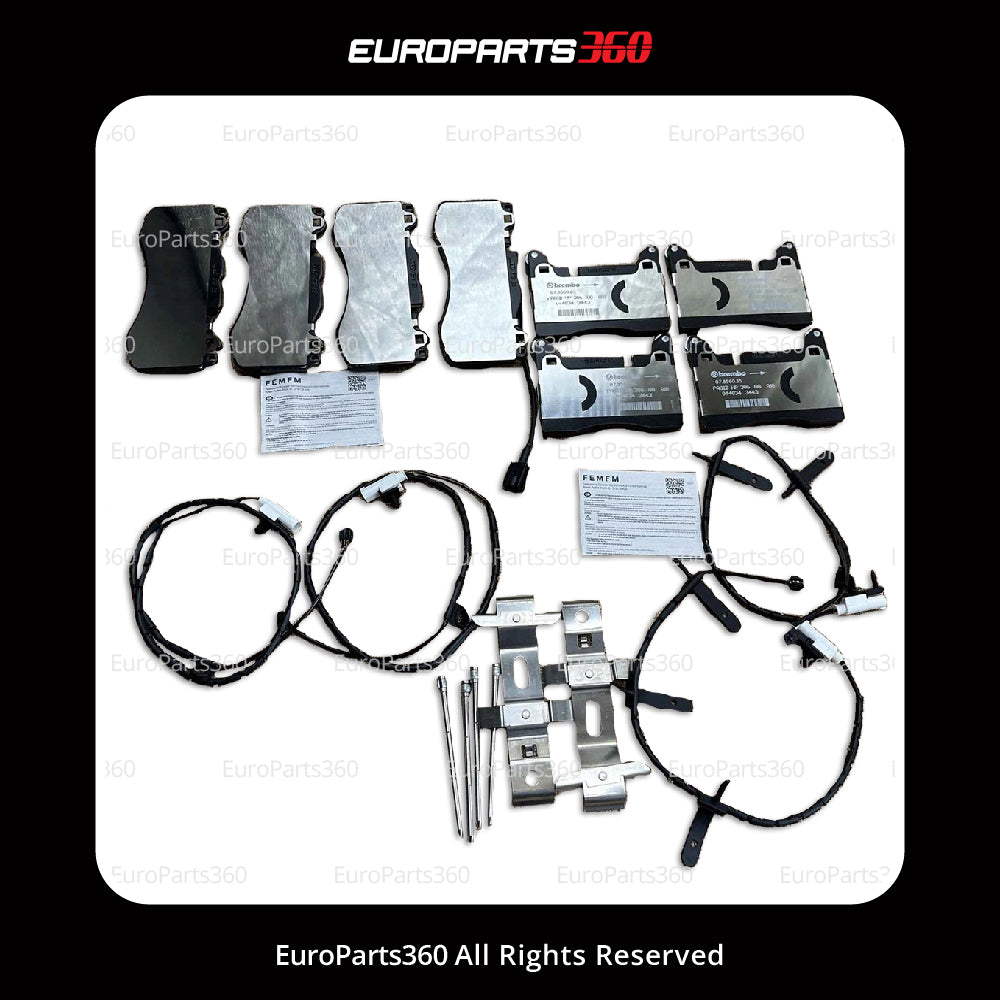 Aston Martin Db11 Front and Rear Brake Pads Set With Sensors Kit HY532C562BC - Europarts360