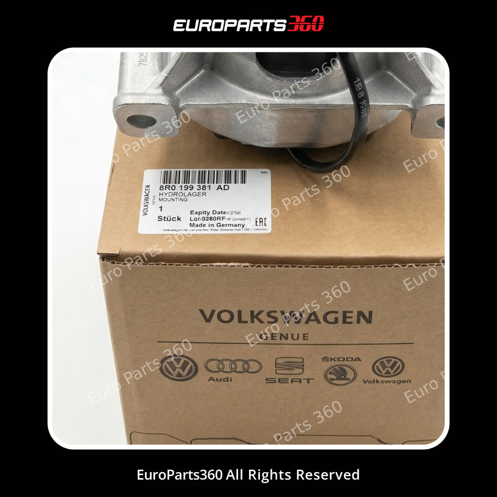 Audi A4 A5 A6 Q5 B8 3.0T Left Engine Mount (2010-2015) OEM 8R0199381AD